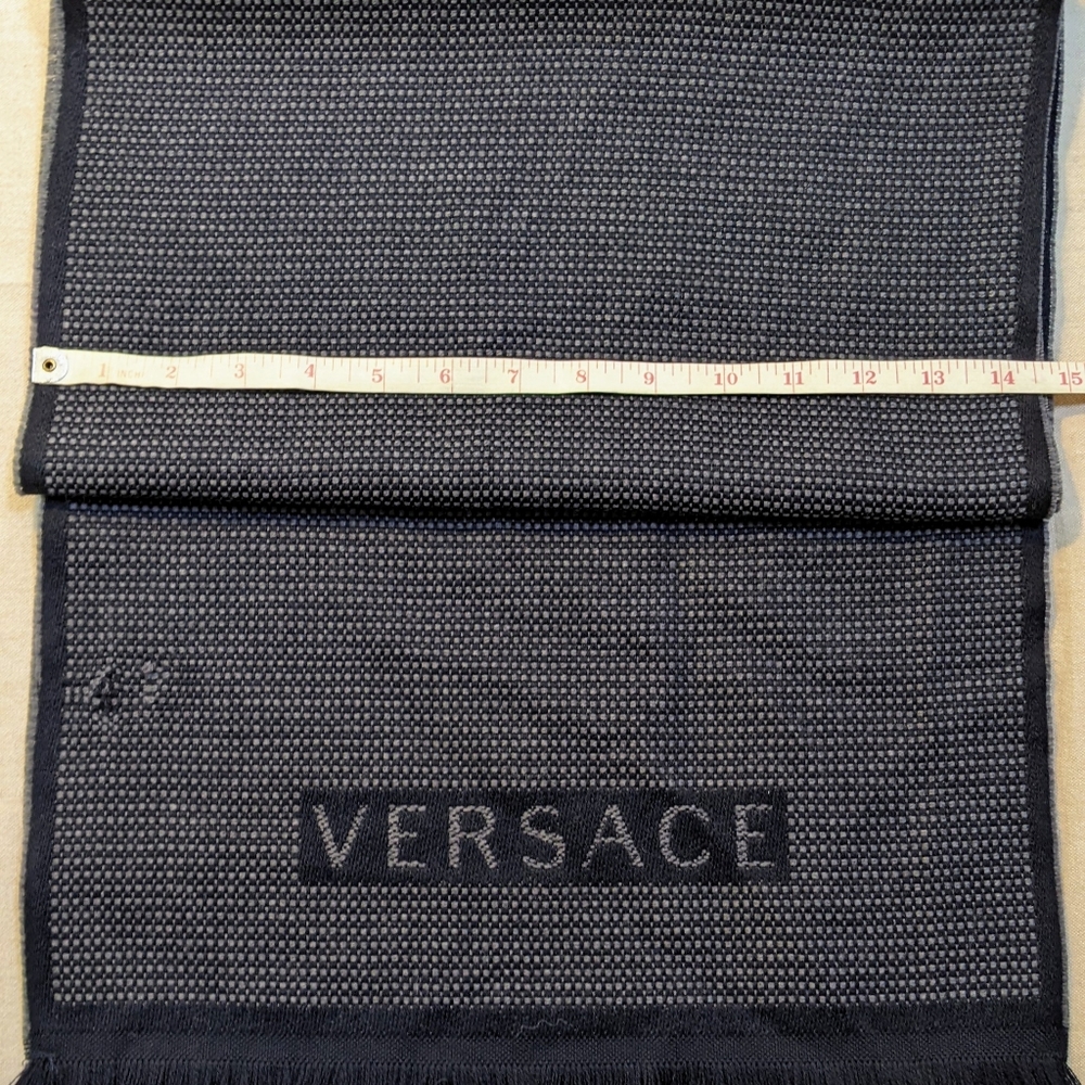 Versace Wool Scarf - Picture 4 of 8